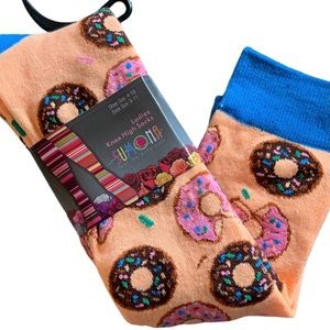 Sumona ladies Knee-high Socks Donuts NWT